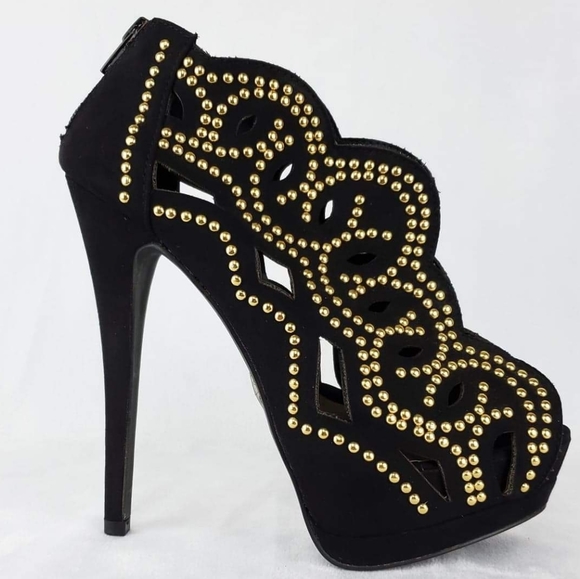 JustFab Shoes - Just Fab "Jasleen" Heeled Bootie  8 1/2